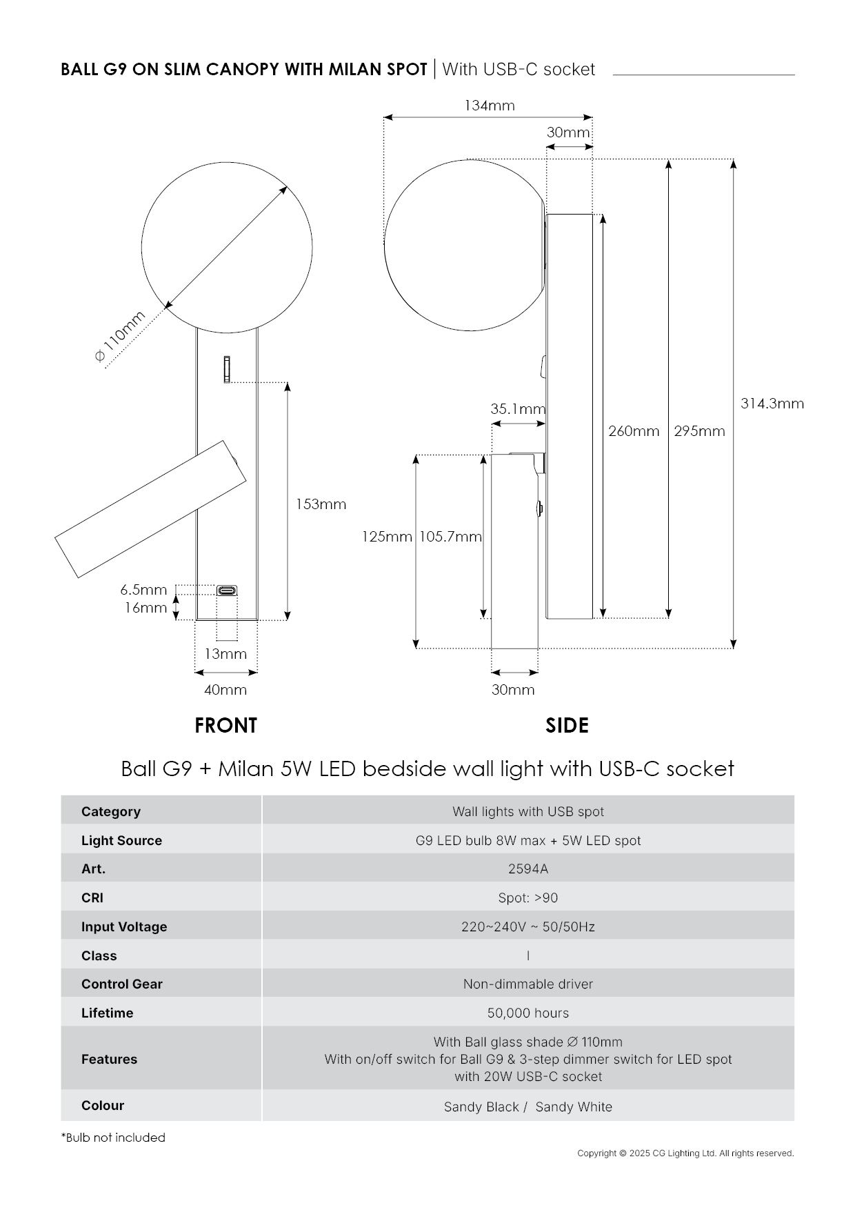 251014_Ball G9 on slim canopy with Milan Spot7